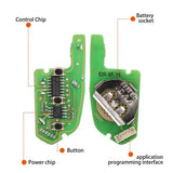XHORSE XKKF03EN Universal Remote Key Fob Knife Style for VVDI Key Tool 5pcs/lot