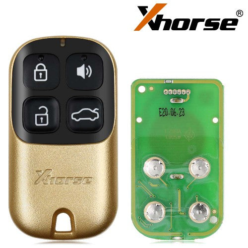 XHORSE XKXH02EN Universal Remote Key 4 Buttons for VVDI Key Tool Golden Style English Version 5pcs/lot