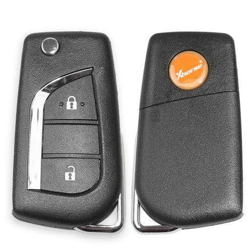 XHORSE XKTO01EN Universal Remote Key for Toyota 2 Buttons for VVDI Key Tool/VVDI2 (English Version) 5pcs/lot