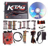 New 4 LED Red PCB KTAG 7.020  EU Online Version SW V2.25 Support Full Protocols