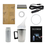 Car Headlight Restoration Kit Headlamp Liquid Polymer Repair Polishing Fluid Headlight Liquid Polymer Repair Tool