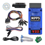 Full Set Unlock Version MPPS V22 Master V22.2.3.5 MPPS With Full Cables ECU Chip Tricore+Multiboot+Breakout Tricore Cable