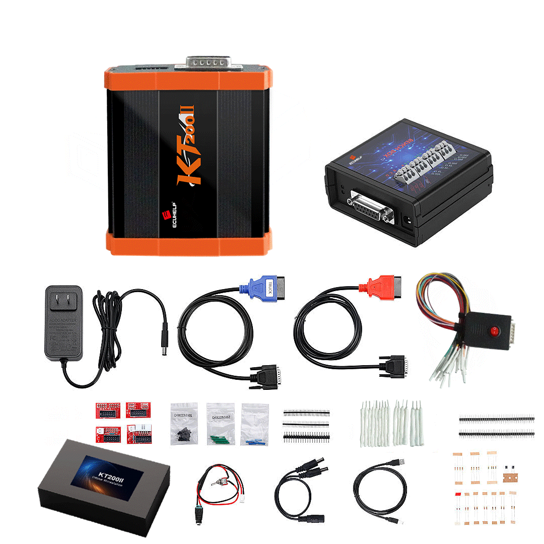 KT200 II add new license and Optimized the hardware Stable Support Bench/OBD/BOOT/BDM/JTAG Multiple Protocols