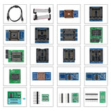 Full Set 40pcs Adapters T48 ECU Programmer TL866-3G + Full Adapters EEPROM Universal Bios USB Programmer