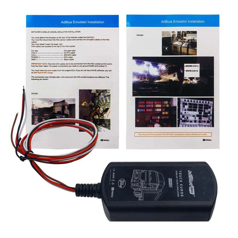 Adblue Emulator For DAF/IVECO/Mercedes/Scania/Man Euro6 Adblueobd2 Adblue Emulator Truck Diagnostic Tool