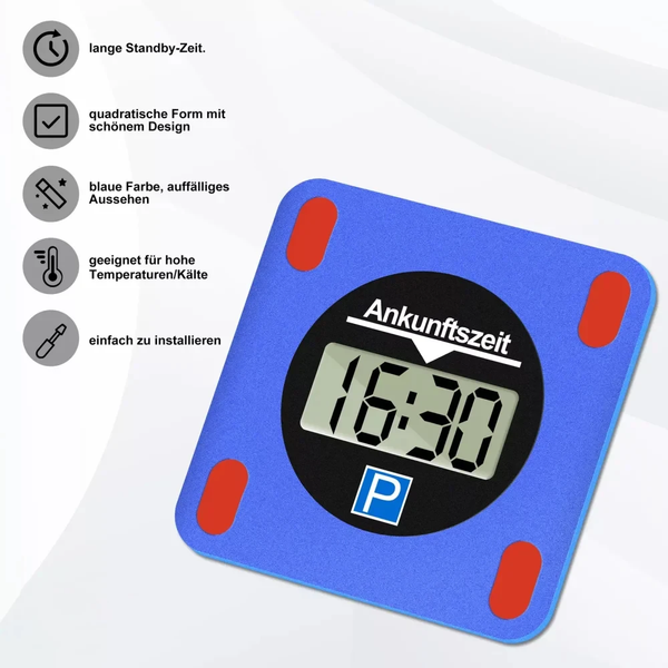 Electronic Parking Timer Clock With Digital Display Screen LCD Automat ...