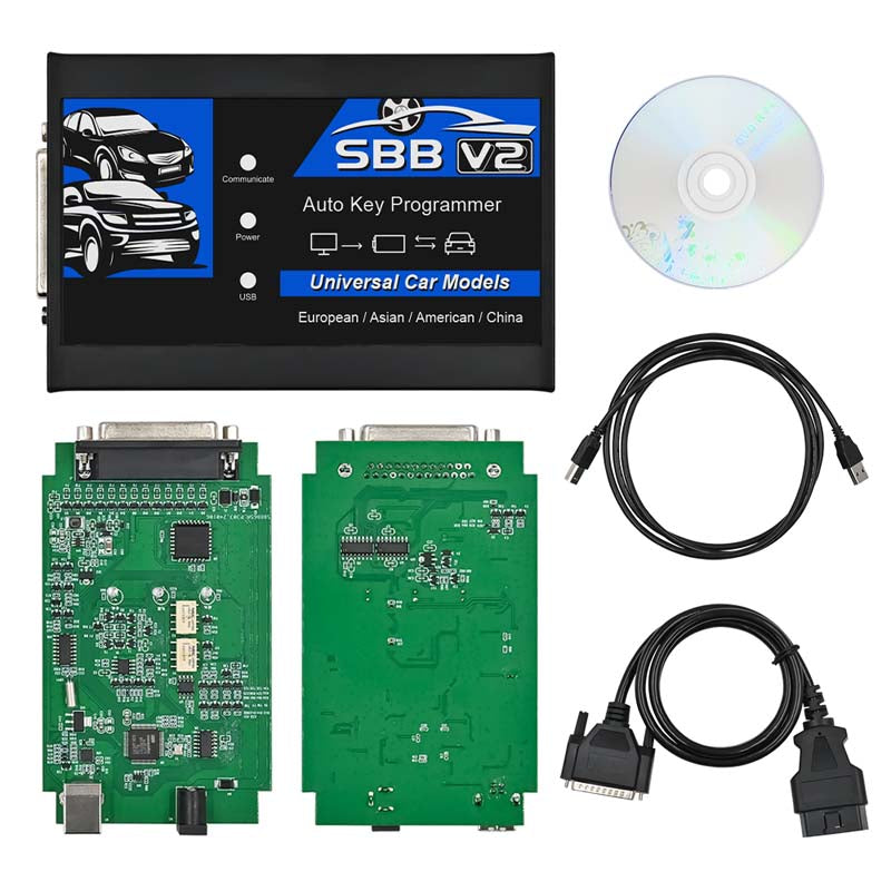 Newest SBB V2 Key Programmer Add More Cars SBB No Tokens Limited Transponder SBB Auto Key Programmer