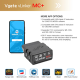 Vgate Vlinker MC+ ELM327 Bluetooth 4.0  OBD2 Code Scanner ELM327 Wifi Car Diagnostic For Android/IOS Scanner Auto Tool