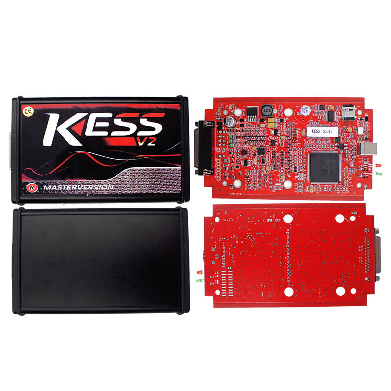 Kess V2 V5.017 ECU Programmer EU Version SW V2.47 Red PCB - CAR DIAGNOSTIC  SA
