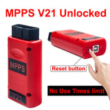 Newest MPPS V21 ECU Master MAIN+Tricore+Multiboot+Breakout Tricore Cable Chip Tuning Scanner