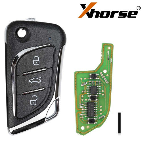 Xhorse XKLKS0EN Wire Remote Key Lexus 3 Buttons English 5pcs/lot Get 25 Bonus Points for Each Key