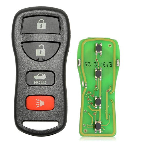 Xhorse XKNI00EN Universal Wired Remote Key 3+1/ 4 Buttons for Nissan Type 5pcs/lot