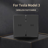 Wireless Charger 10W For Tesla Model 3 Accessories Car Dual Phones Charging Pad USB/Wireless Charging Pad Smartphone