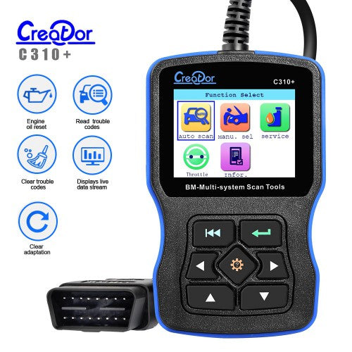V11.7 Creator C310+ Multi System Scan Tool for BMW Update Online for Free
