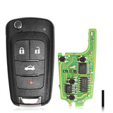 XHORSE XNBU01EN VVDI GM Flip Key Type Universal Wireless Remote Key 4 Buttons– Wireless PN 5pcs/lot Get 40 Bonus Points for Each Key