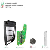 XHORSE XKKF21EN Wire Remote Key Knife 2 Style(Flip-3BTN) 5pcs/lot Get 25 Bonus Points for Each Key