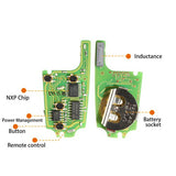 XHORSE XNBU01EN VVDI GM Flip Key Type Universal Wireless Remote Key 4 Buttons– Wireless PN 5pcs/lot Get 40 Bonus Points for Each Key