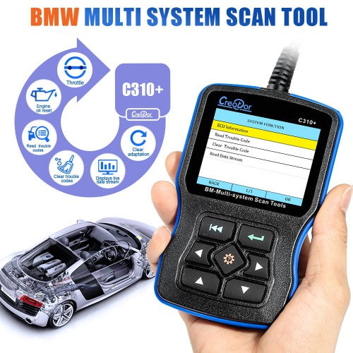 V11.7 Creator C310+ Multi System Scan Tool for BMW Update Online for Free