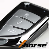 XHORSE XKKF21EN Wire Remote Key Knife 2 Style(Flip-3BTN) 5pcs/lot Get 25 Bonus Points for Each Key