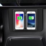 Wireless Charger 10W For Tesla Model 3 Accessories Car Dual Phones Charging Pad USB/Wireless Charging Pad Smartphone
