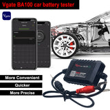 Vgate Car Battery Test Clip 12V Monitor Bluetooth 4.0 Car Battery Assistant Work With IOS & Android Phone