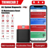 ThinkDriver ThinkCar 2 OBDII Bluetooth Vehicle Diagnostic Tool with Free Software for 3 Car's VIN PK Autel AP200