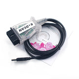 For BMW inpa  K DCAN New Switch K+CAN FTDI OBD2 USB Diagnostic Interface for BMW Series Full Chip EDIABAS K+DCAN