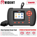 VIDENT iLink440 Four System Scan Tool Supports Engine ABS Air Bag SRS EPB Reset Battery Configuration