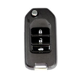 XHORSE XKHO00EN Honda Style Universal Remote Key 3 Buttons X004 (Individually Packaged) for VVDI Key Tool 5pcs/lot