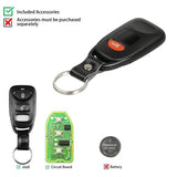 Xhorse XKHY01EN Wire Universal Remote Key for Hyundai Type 3+1 Buttons 5pcs/lot