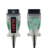 Newest ELS27 FORScan V2.3.8 Green PCB PIC24HJ128GP+FTDI Chip Multi-Language Works Support ELM327&J2534 Pss-Thru