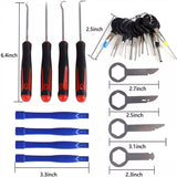 38pcs Auto Door Clip Panel Trim Removal Tools Kits Plastic Car Interior Seesaw Conversion Car Opening Repair Tool