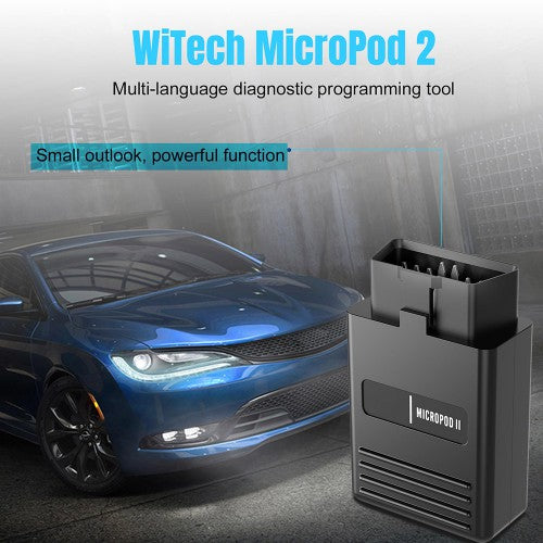 Wifi V17.04.27 wiTech MicroPod 2 Diagnostic Tool For Chrysler Support Multi-language
