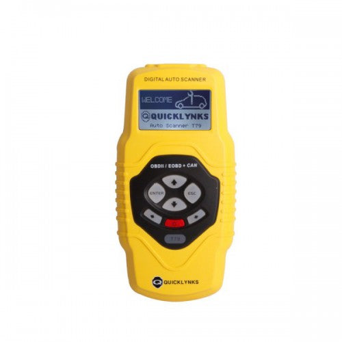 T79 Highend Auto Diagnostic Scan Tool OBDII Yellow Multilingual Updatable