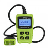 JDiag JD101 OBDII EOBD CAN Code Scanner Update Online Multi-language Available