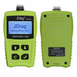 JDiag JD101 OBDII EOBD CAN Code Scanner Update Online Multi-language Available