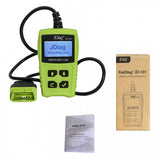 JDiag JD101 OBDII EOBD CAN Code Scanner Update Online Multi-language Available