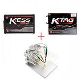 Master Version Kess V5.017 2.80 Plus KTAG V7.020 V2.25 Plus LED Stainless Steel BDM Frame ECU Programmer