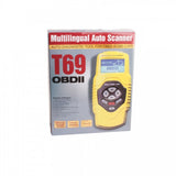 OBDII Auto Vehicle Scanner Diagnostic Tool T69 Multilingual Updatable